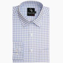Checks Blue Shirt : Business