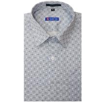 Print Blue Shirt : Slim