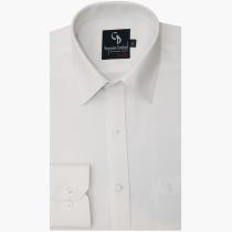 Self Design White Shirt : Business