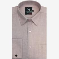 Self Design Mauve Shirt : Business