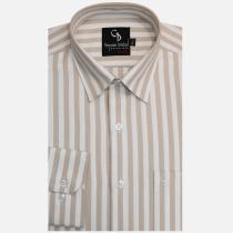 Stripes Fawn Shirt : Business