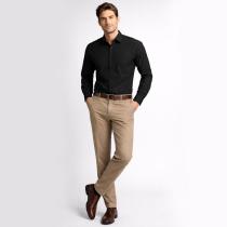 Plain Black Shirt : Business