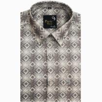 Print Green Shirt : Party