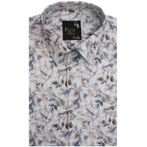 Print Gray Shirt : Party