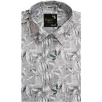 Print Gray Shirt : Party