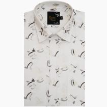 Print Gray Shirt : Party