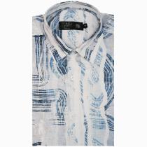 Print Blue Shirt : 