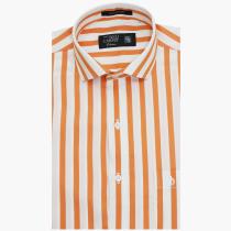 Stripes Orange Shirt : Business