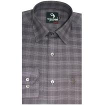 Checks Brown Shirt : Business