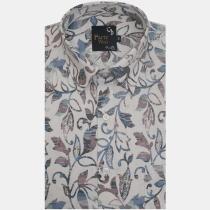 Print Blue Shirt : Party