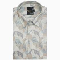 Print Green Shirt : Party