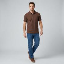 Selfdesign Brown T-shirt : Regular