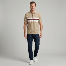 Stripes Khakhi T-shirt : Regular