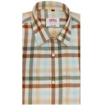 Checks Green Shirt : Ditto