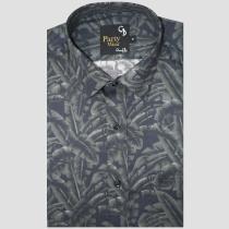 Print Green Shirt : Party