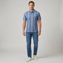 Print Blue Shirt : Regular