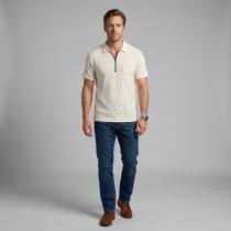 Selfdesign Cream T-shirt : Regular