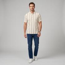 Selfdesign Cream T-shirt : Regular