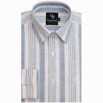 Stripes Blue Shirt : Business