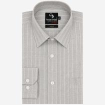 Stripes Gray Shirt : Business