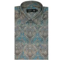 Print Blue Shirt : Ditto