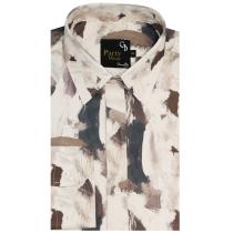 Print Cream Shirt : Party