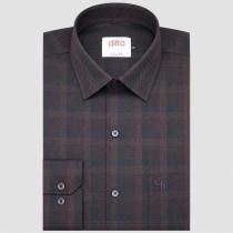 Checks Brown Shirt : Ditto