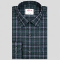 Checks Green Shirt : 