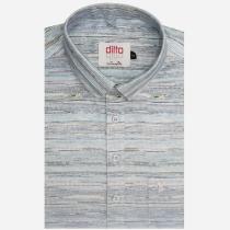 Print Light Blue Shirt : Ditto