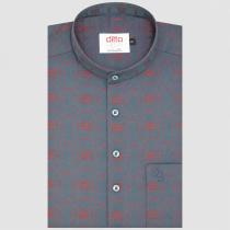 Self Design Blue Shirt : Ditto
