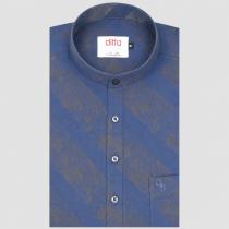 Self Design Navy Blue Shirt : Ditto