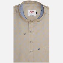 Self Design Fawn Shirt : Ditto