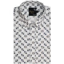 Print Cream Shirt : Party