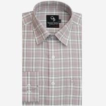 Checks Mauve Shirt : Business
