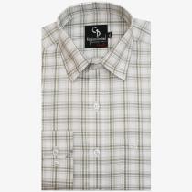 Checks Cream Shirt : Business