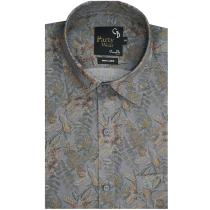 Print Gray Shirt : 