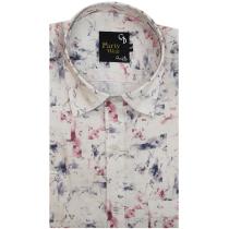 Print Gray Shirt : Party