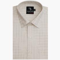 Checks Fawn Shirt : Business