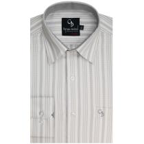 Stripes Gray Shirt : Business