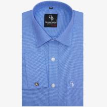 Self Design Dark Blue Shirt : Business