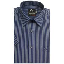 Stripes Blue Shirt : Business