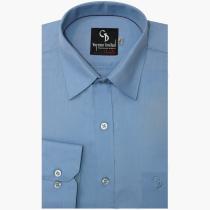 Plain Twilight Blue Shirt : Business