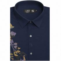 Combination Navy Blue Shirt : Ditto
