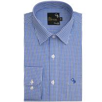 Checks Blue Shirt : Business