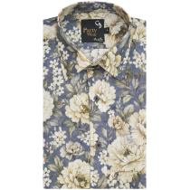 Print Gray Shirt : 