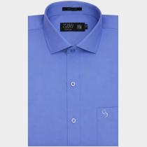 Plain Dark Blue Shirt : Business
