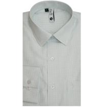 Self Design Green Shirt : Slim