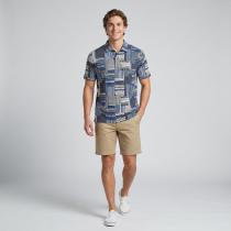 Print Blue T-shirt : Regular