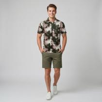 Print Green T-shirt : Regular