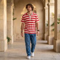 Stripes Red Shirt : Regular